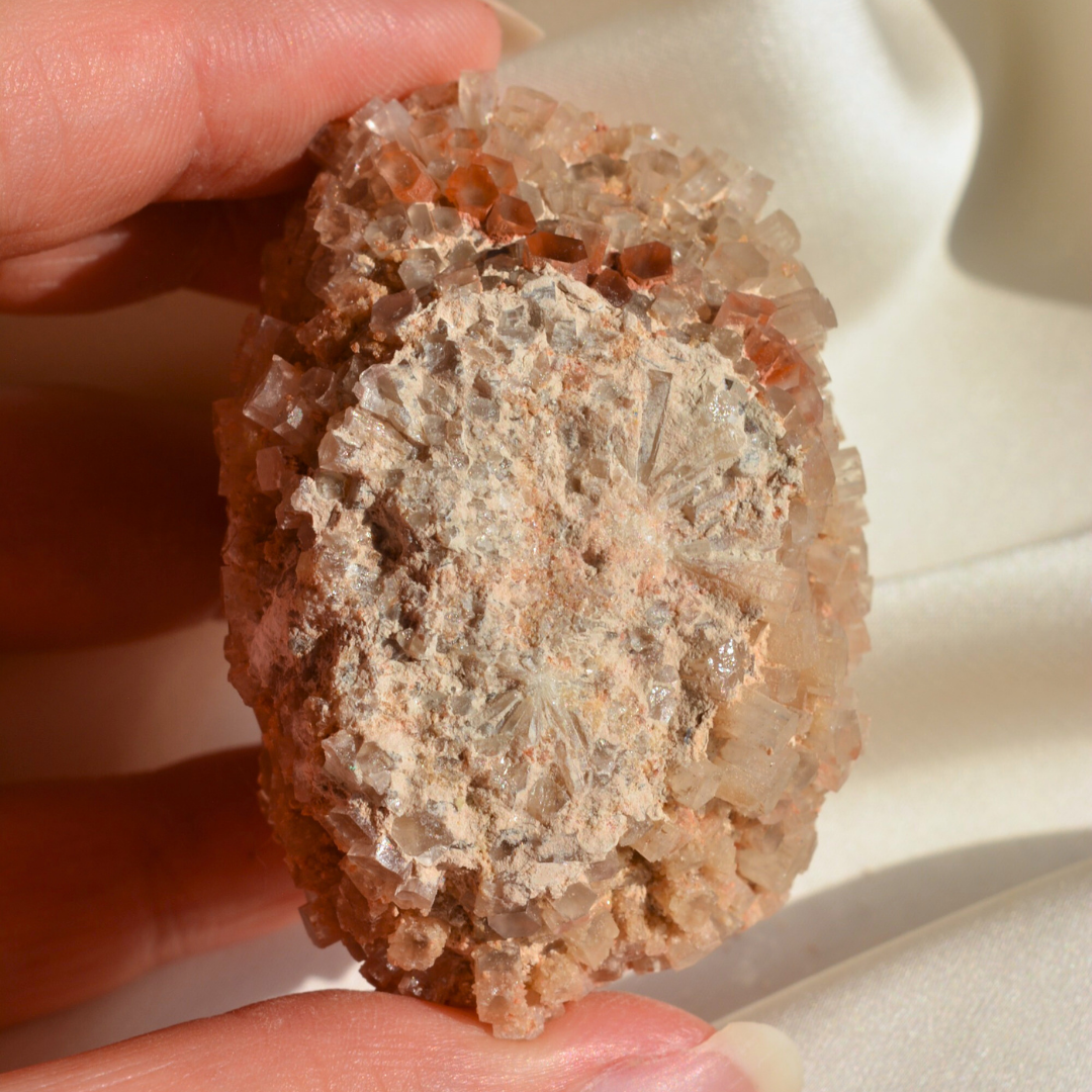 Bicolor Aragonite Specimen (100g) from Morocco