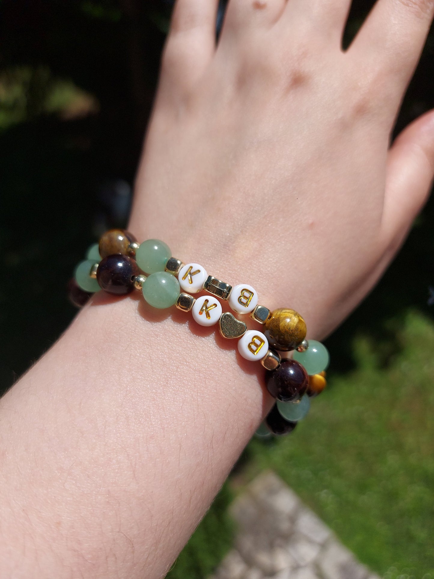 Couple bracelets with eye color